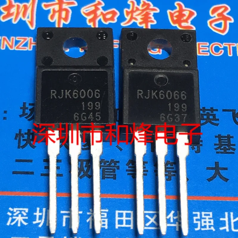 5PCS-10PCS RJK6066  TO-220F 600V 5A    On Stock  New And Origjnal