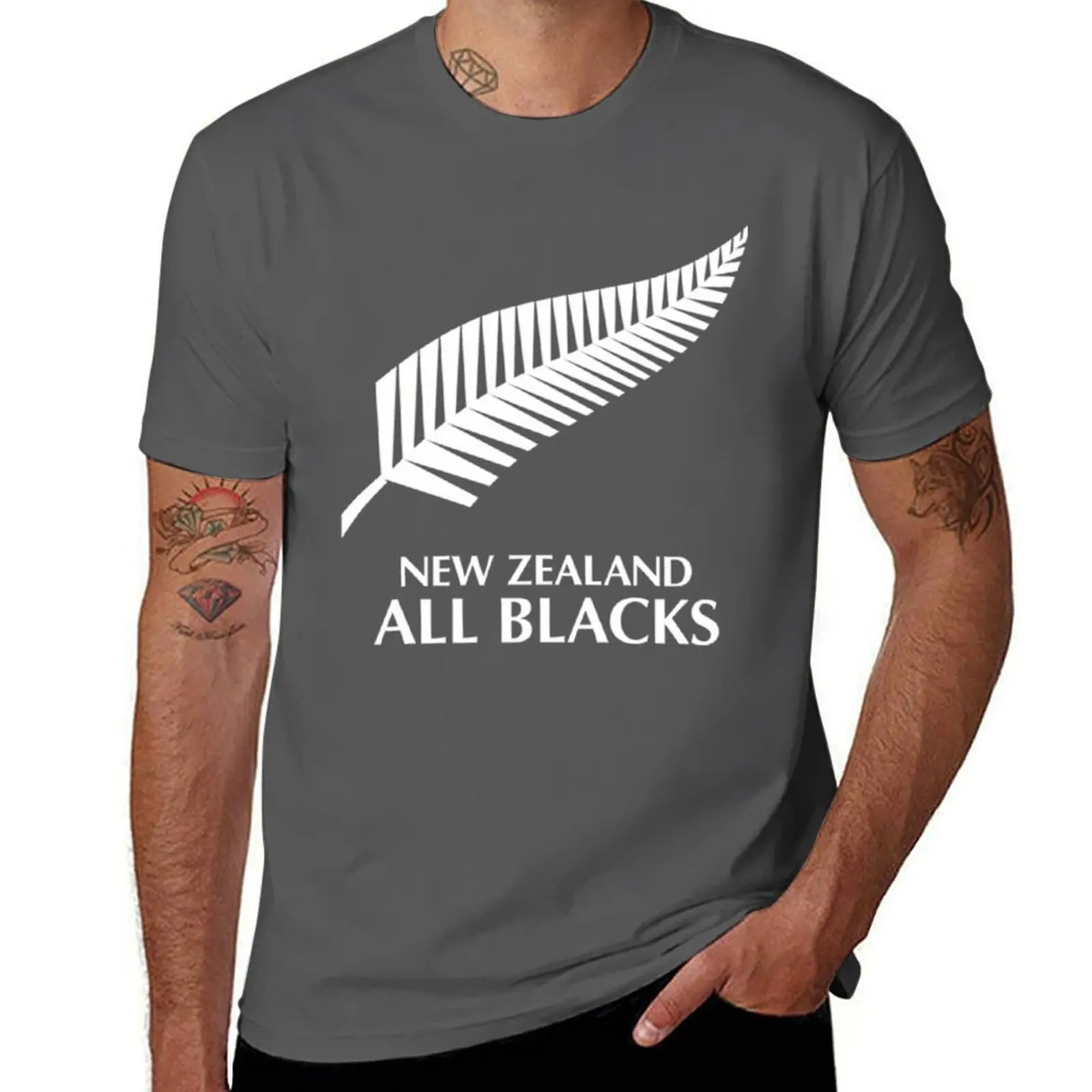 Camiseta All New Zealand Blacks, ropa de trabajo, camiseta sencilla