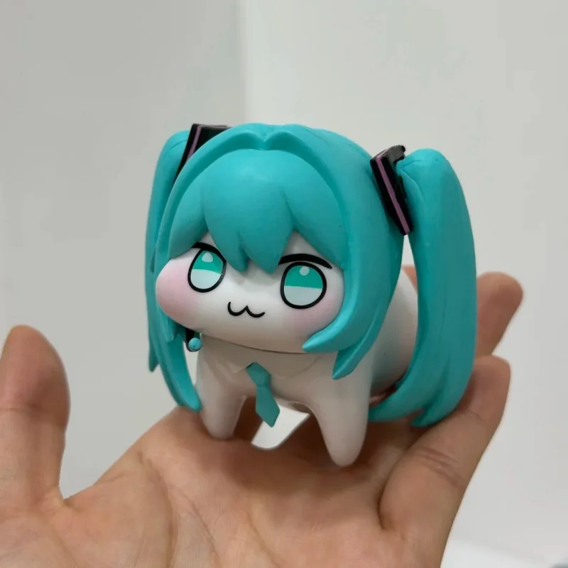 هاتسون ميكو دورو Q نسخة البلاستيكية عمل الشكل Kawaii أنيمي نموذج لطيف سطح المكتب الديكور تحصيل لعبة دمية هدية #2