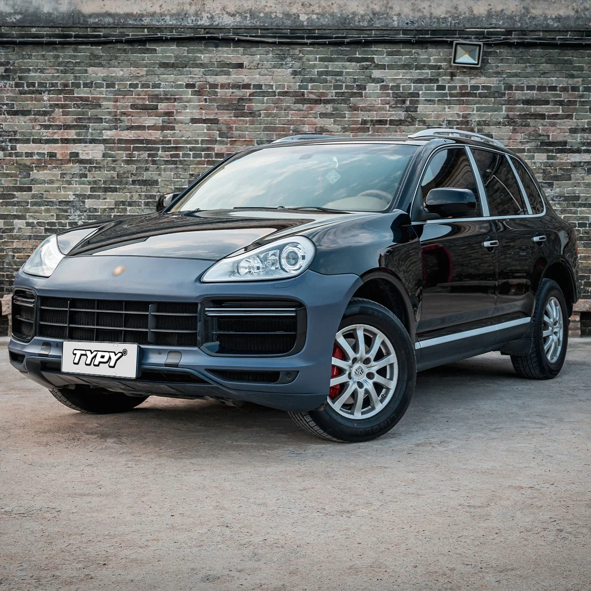 Car Accessories For Porsche Cayenne Front Bumper 2007-2010 957 Upgrade 2023 Turbo Style Fog Lights Headlights - view 6