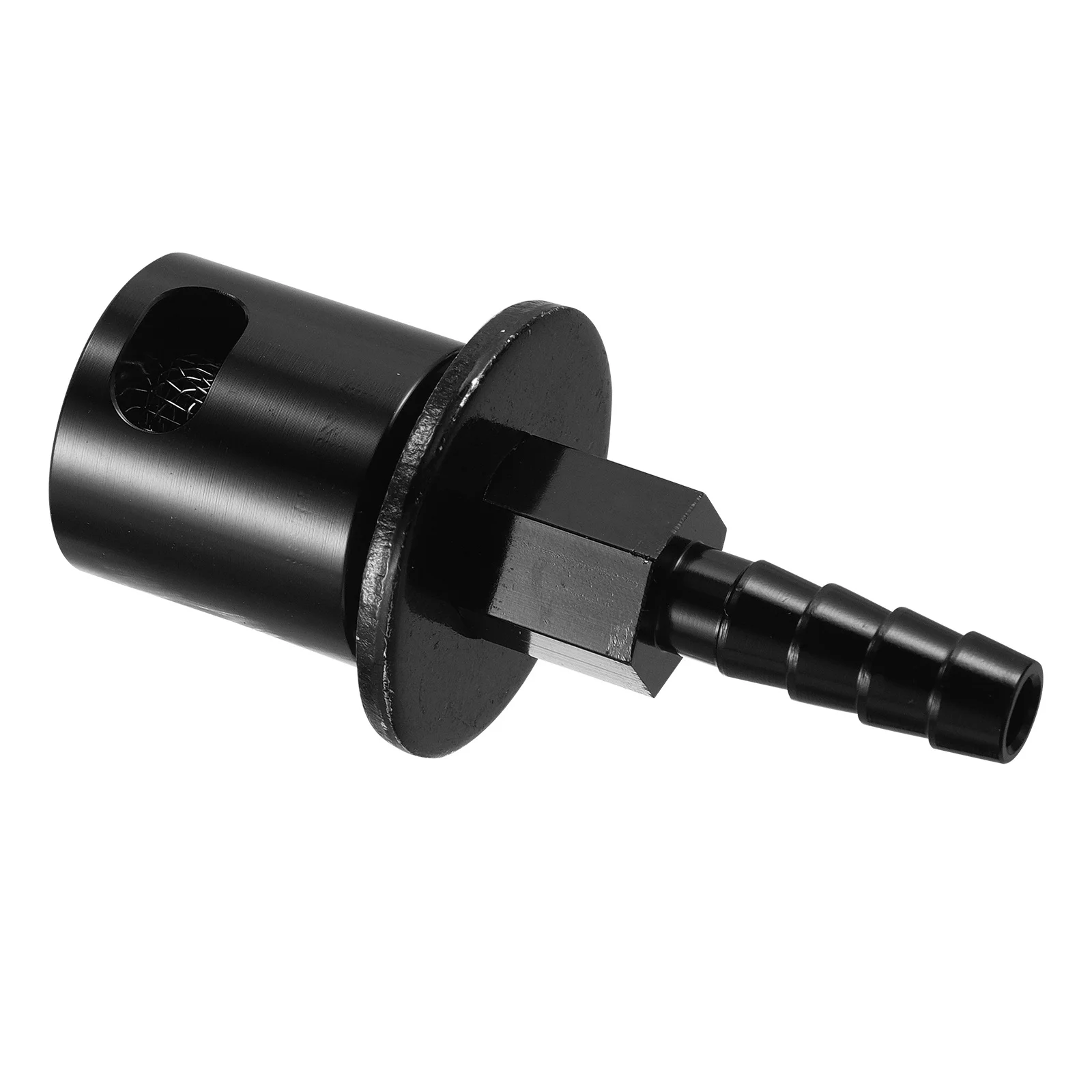 

Cars Automobile Exhaust Valve Tank Vent Fuel Alloy Aluminum Line Detachable Black Carbon
