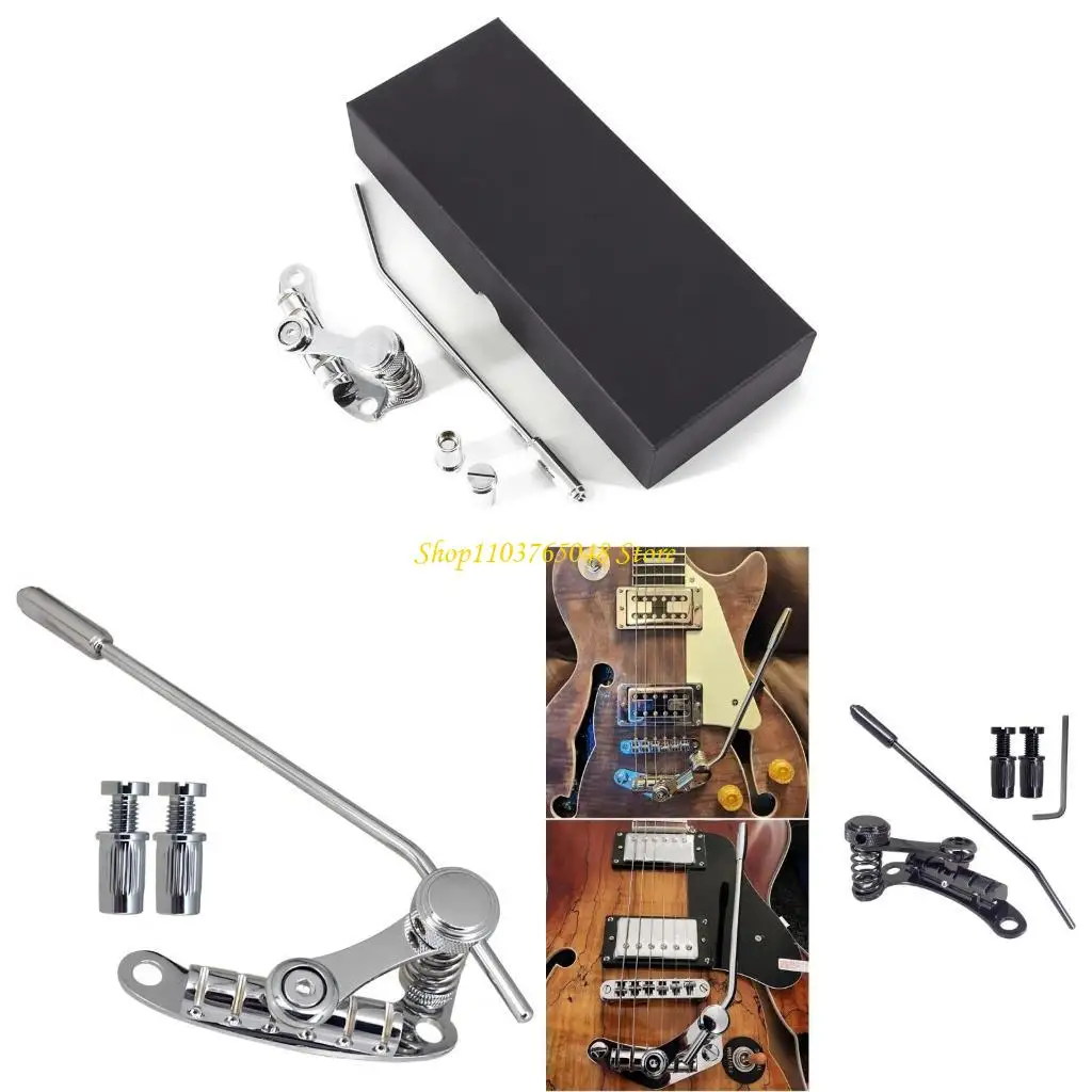 

R53E Guitar Bridge Stop Plate Electric Guitar Bridge Stop Tailpiece Tremolo Enduring