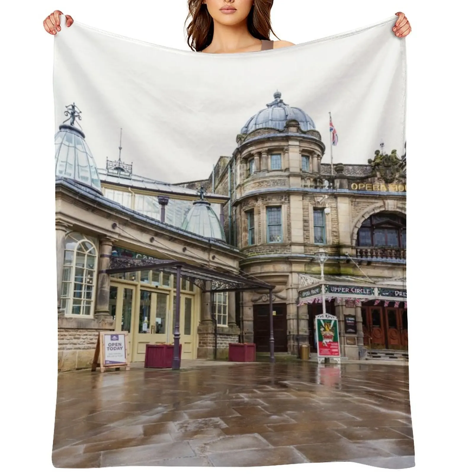 

Buxton Opera House, Derbyshire, England Throw Blanket warm for winter Plaid Shaggy Extra Large Throw Blankets