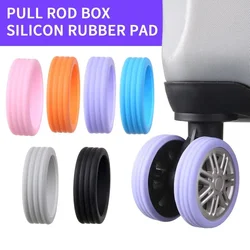 8/4PCS Luggage Wheels Protector Silicone Wheels Caster Shoes Travel Luggage Suitcase Reduce Noise Wheels Guard Cover Accessories