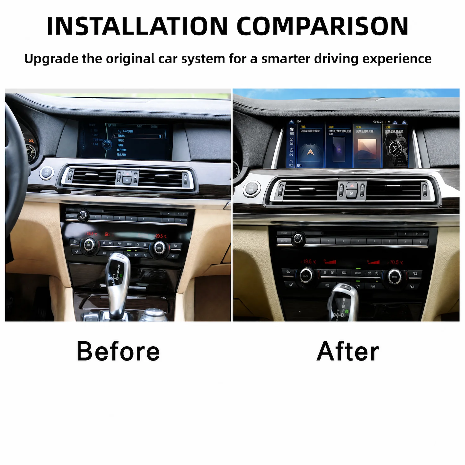 10.25 Inch Android Navigation For BMW 7 Series F01 F02 2013-2017 NBT System Touch Screen Carplay Android Auto GPS Bluetooth WiFi