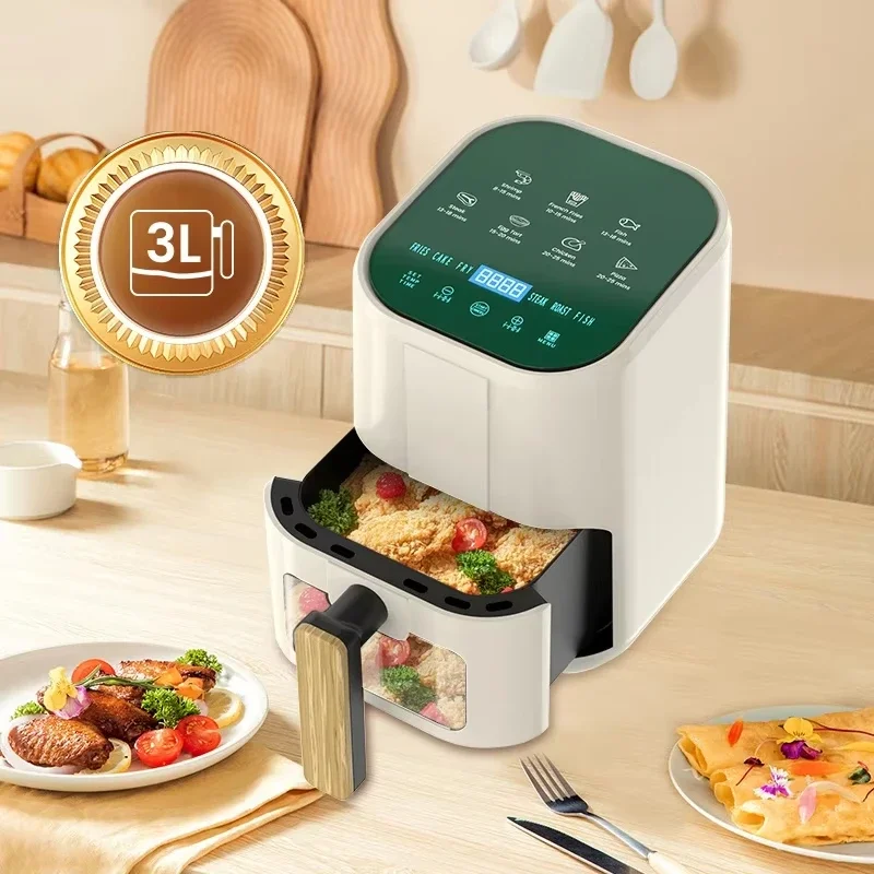 Digital Electric Air Fryer Frying Multi Function Cooker Home Small Kitchen Appliances Mini Chips Air Fryers