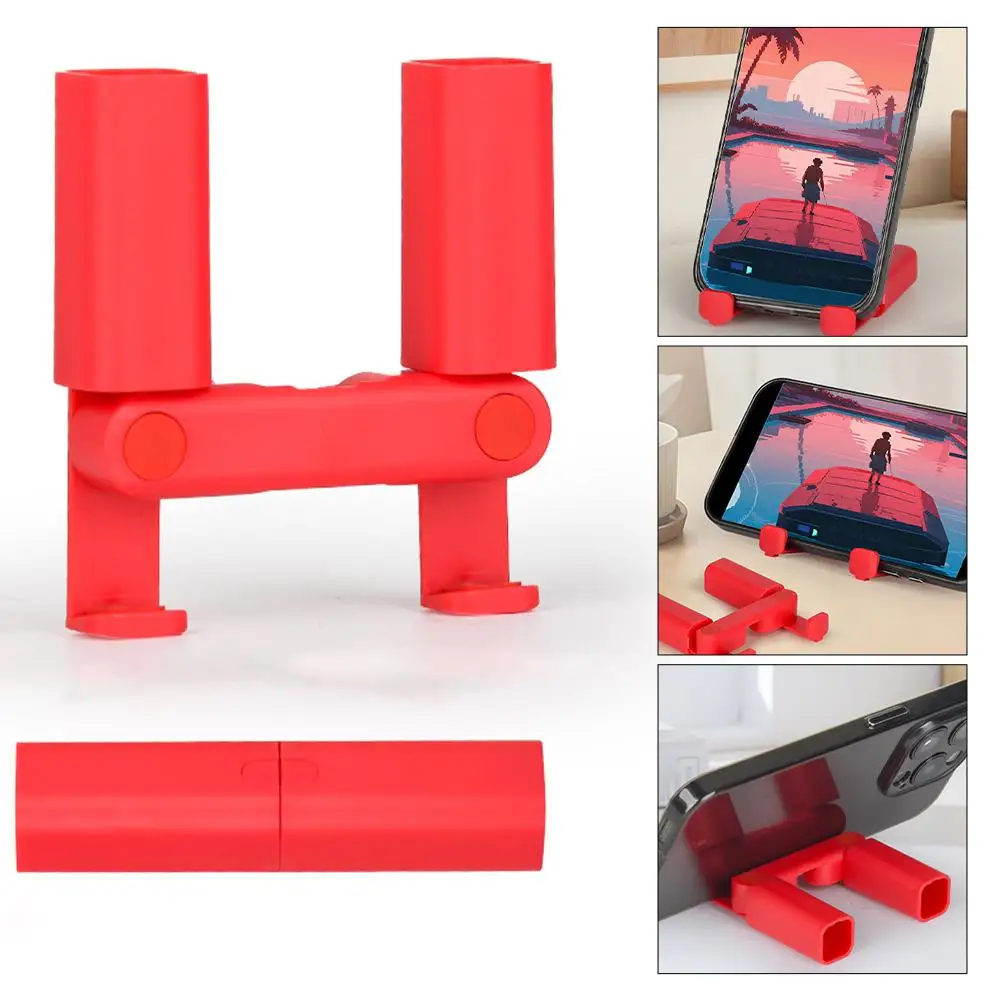 Lazy Bracket Mobile Phone Holder Lipstick Phone Holder Mini Portable Holder Bracket For Smartphone ﻿ E4H1