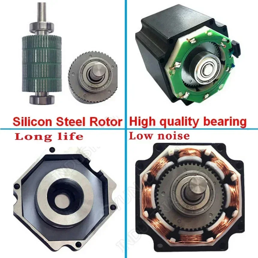 Nema17 42mm Stepper Motor 34/40/48/60mm Length 0.28/0.42/0.56/7Nm 2PH 5mm Output shaft For 3D Printer CNC Engraver Machine Tools