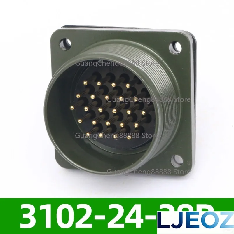 24-28S/24-28P 24P Threaded Type 24SL Connector ML5015 Series 13A Current 3106A 3102A Male And Female Sockets