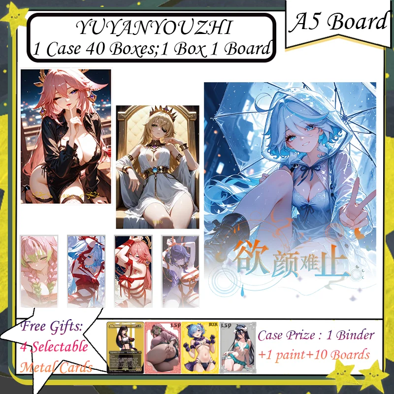 

НЕОСТАНОВЛЕННЫЕ BEAUTY A5 Goddess Story Boards TCG CCG ACG акриловая цветная бумага динамическое видео красивая карта детские подарки для хобби