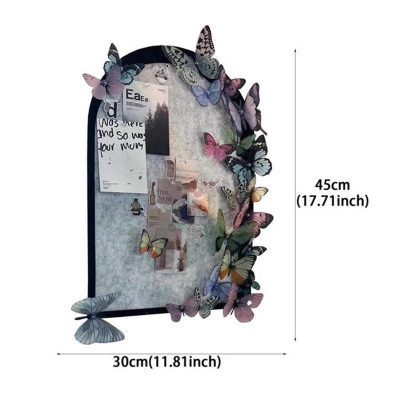 Top-Butterfly Photo Board Photo Display Wall Butterfly Photo Collage Board Home Desktop Decor Birthday