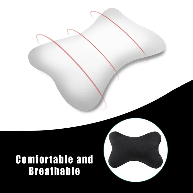 2PCS Car Safety Handle Cover Headrest Neck Pillow Interior Accessories For Toyota Tacoma Tundra 4Runner TRD Highlande Rav4 CHR