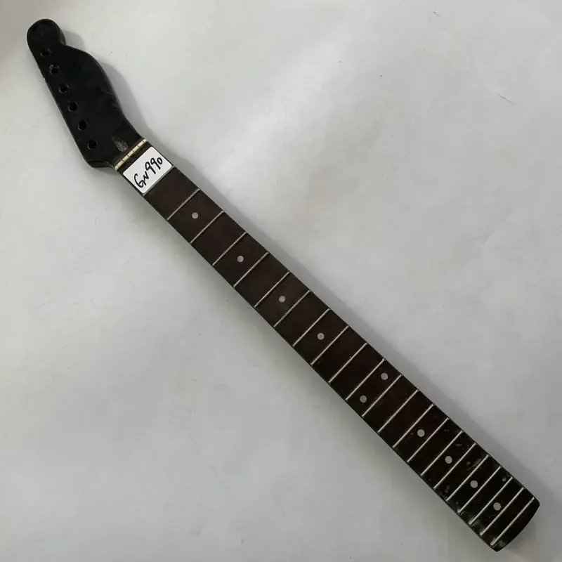 

GN990 Custom Tele Electric Guitar Black Color for TL Guitar DIY Replace 22 Frets Maple with Rosewood Damages Custom Order