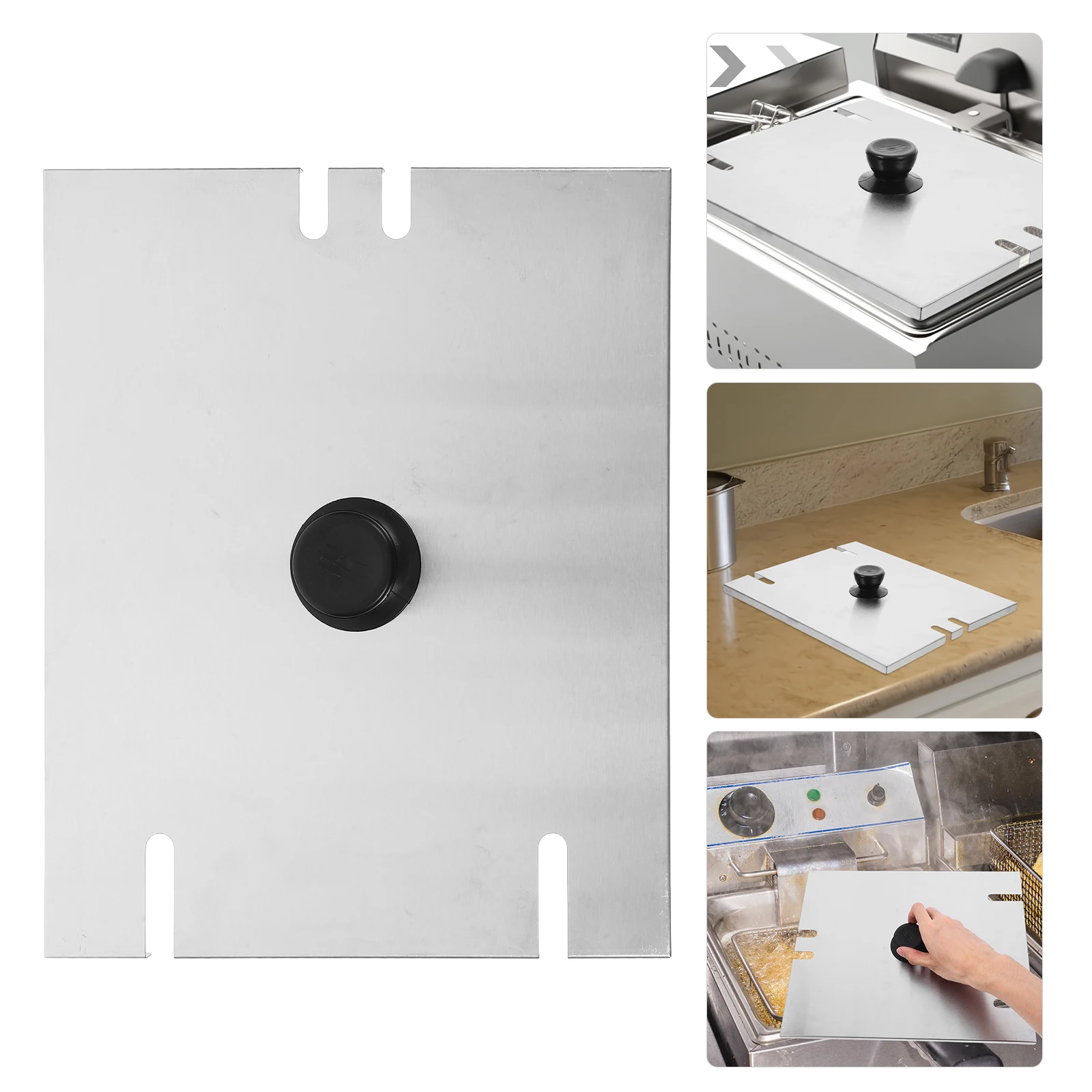

Replacement Lid for Electric Fryer Basket Stainless Steel Accessories Compatible Versatile Easy Clean Non Stick