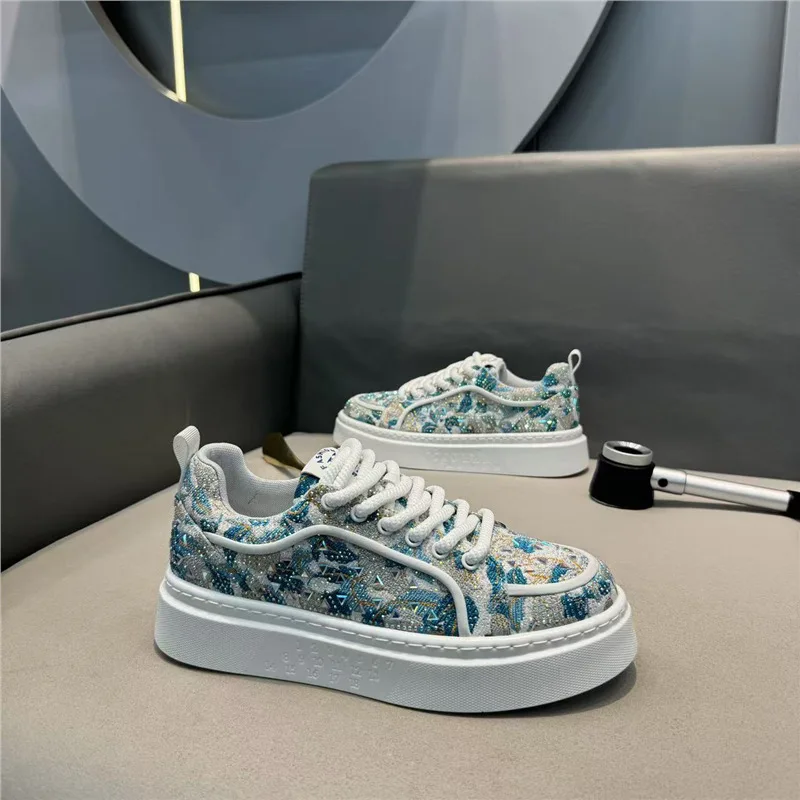 

Fashion Versatile Comfortable Cloth Breathable Printing Design Spring and Summer New Youth Board Shoes Casual Trendy Men's Shoes