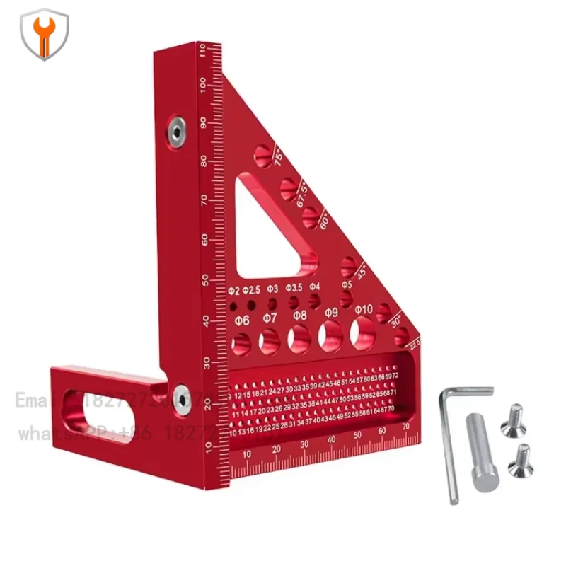 New Portable Measuring Tool 45/90 Degree Woodworking Creative Tools Ruler 3D Multi-Angle Measuring Ruler