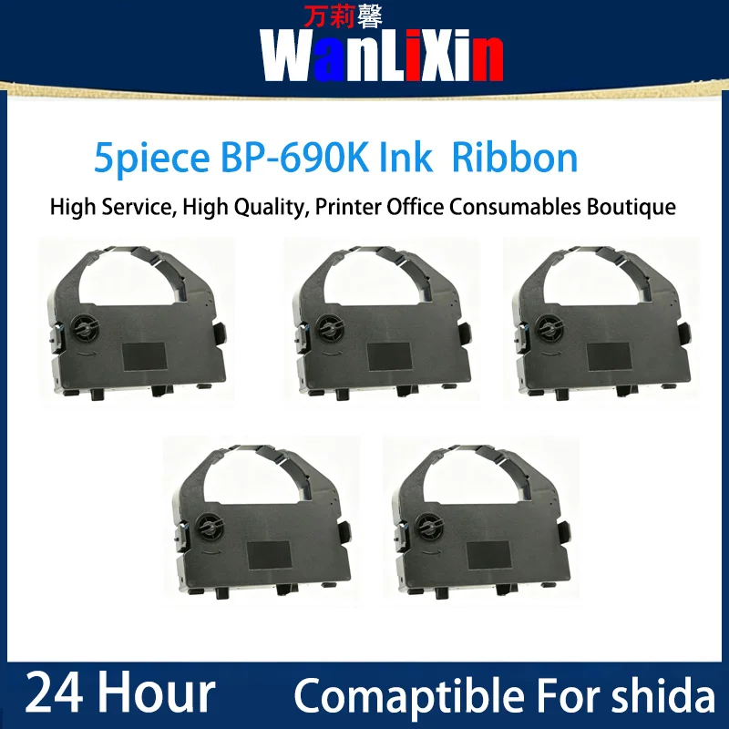 

5piece BP-690K Ink Ribbon Compatible For Shida BP-690KII BP-830K BP690KPro BP690K CPD-KP770