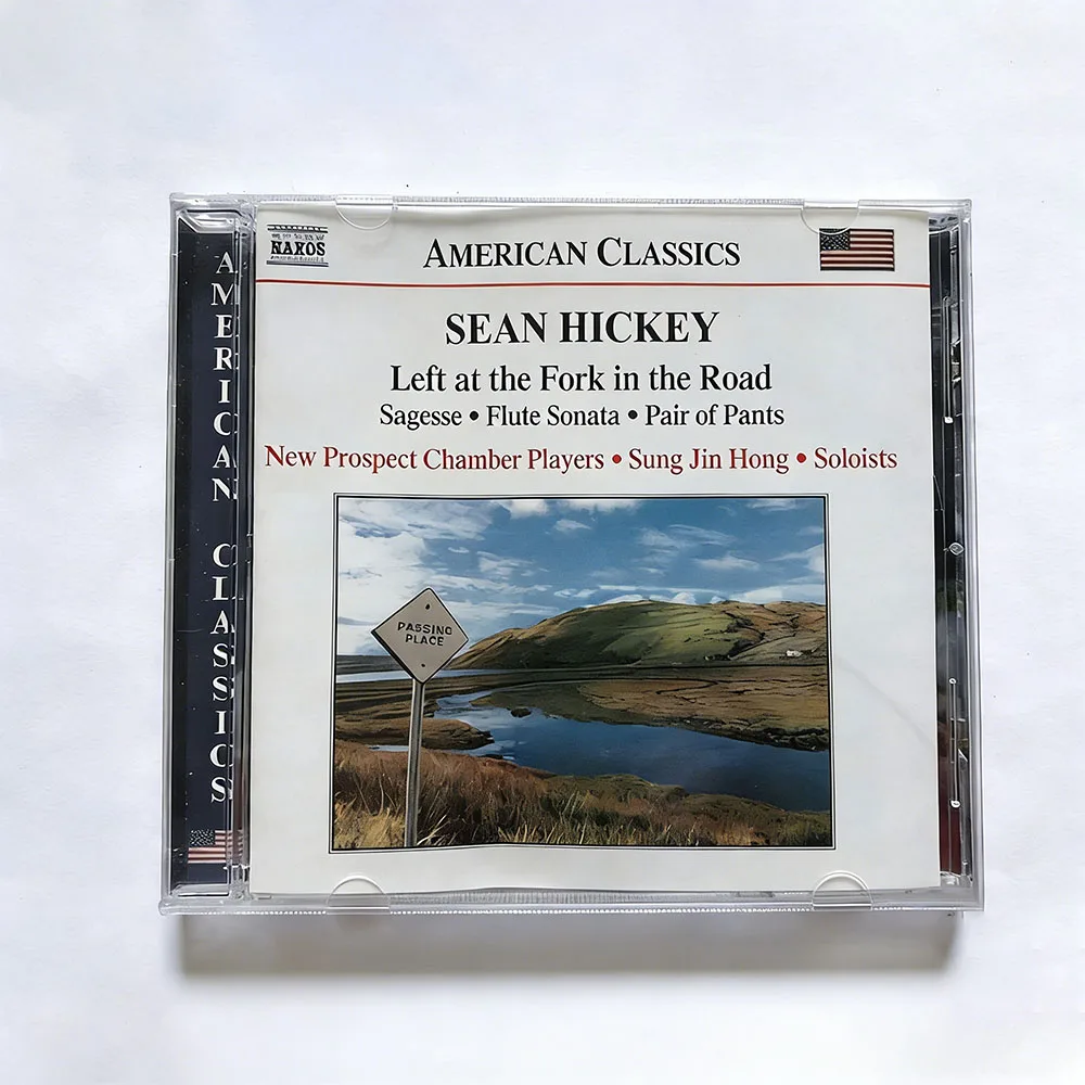 

CD "Left At The Fork in The Road" Is Sean Hickey's First Official Album, Part of Naxos Records' 'American Classics' Series.