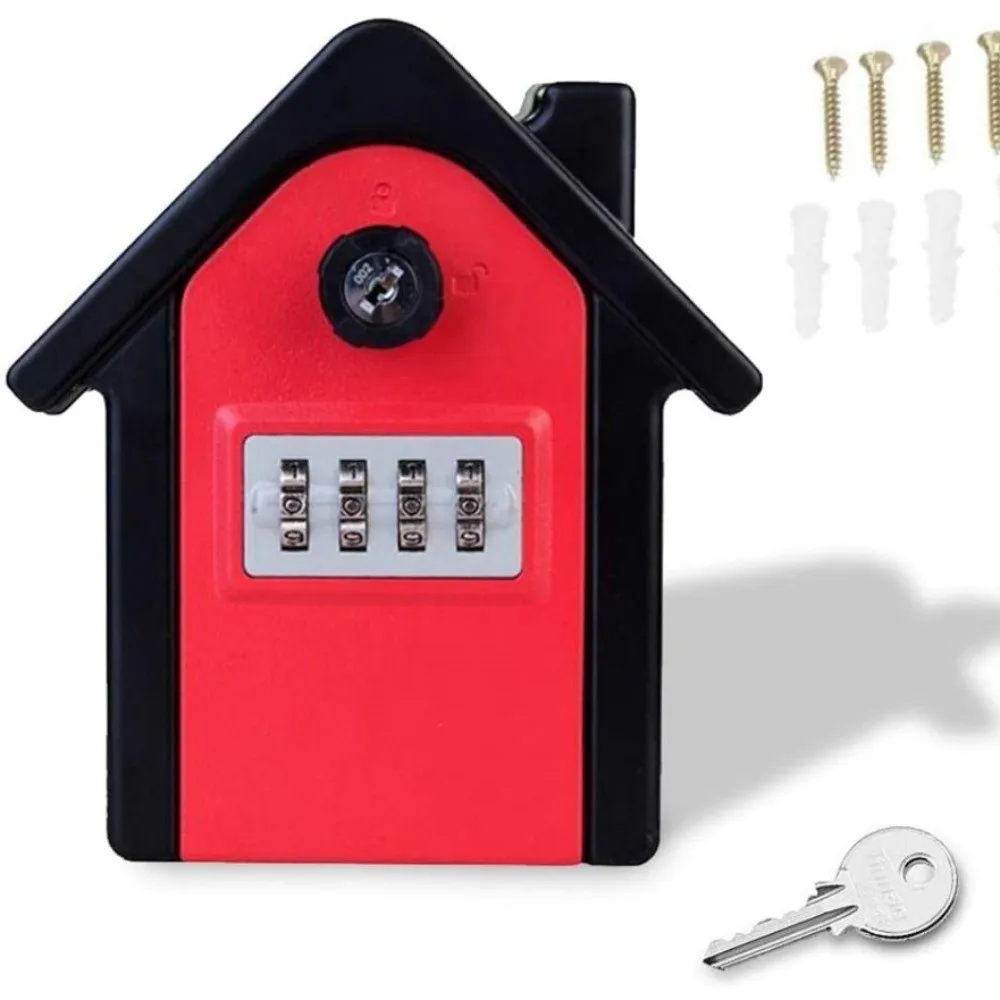 Resettable Combination Key Lock Box Weatherproof Large Capacity Combination Lockbox High-capacity Waterproof