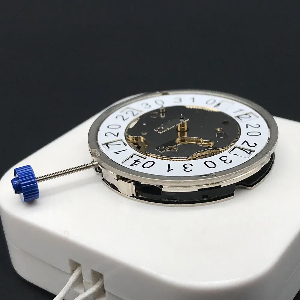 อะไหล่นาฬิกาควอตซ์แบรนด์หรู4210B การเคลื่อนที่ของ Ronda 4ชิ้นพร้อมแบตเตอรี่ภายในกลไกตัวเรือนสีเงิน