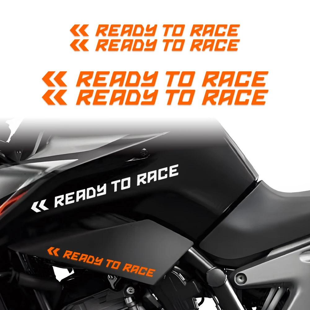 Ready to Race Motorcycle Sticker Motorcycle Body Helmet Decal for KTM Duke 125 390 Race 1190ADV 390 109 Super Adventure 790 890