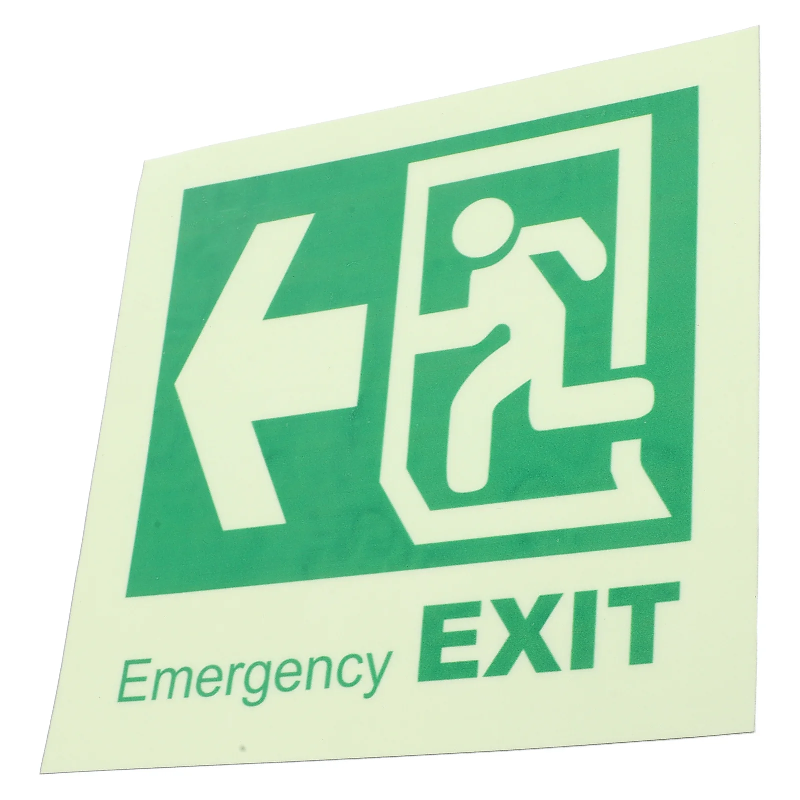 Emergency Exit Sticker Luminous Self Adhesive Floor Guide For Malls Supermarkets Cinemas Bars Fire Safety Evacuation Sign