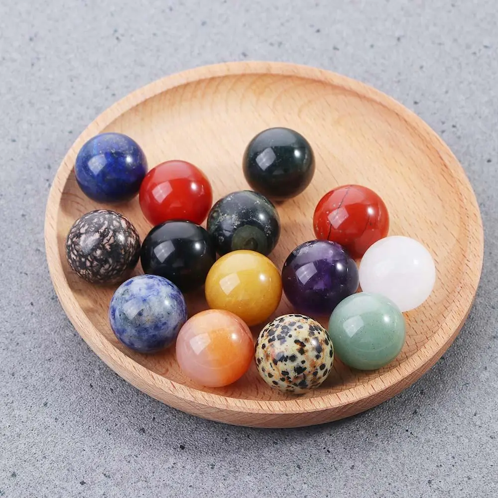 Natural Geode Healing Gemstones Fluorite Spiritual Wand Crafts Amethyst Ball Assorted Crystal Quartz Stone Crystal Spheres