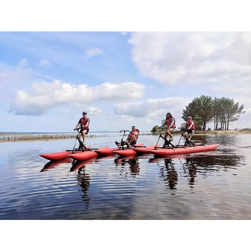 

Airo Inflatable Water Bike Bicycle Water Sports Drop Stitch Human Power Pedal Water Bicycle for Sale
