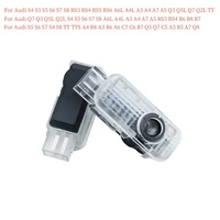 Model led car door projector high definition welcome lights For Audi 8P 8V 8L C6 C5 A3 A4 A5 A6 A7 A8 TT Q3 Q5 Q7 A1 B5 B6 B7 B8