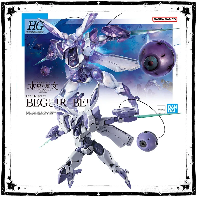 

In Stock Bandai Gundam Model Kit Anime Figure HG 1/144 Beguir-Beu Anime Action Figure Collection Assembly Model Boy Toys Gifts