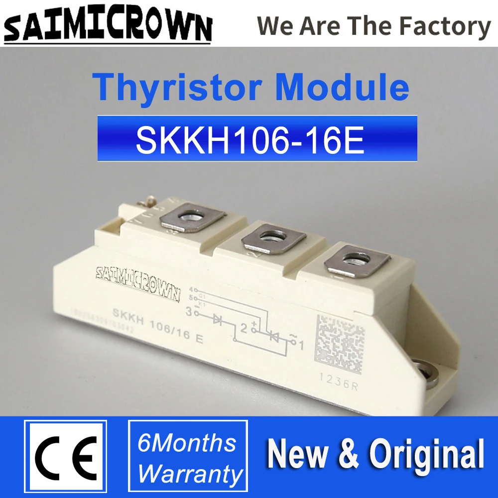 

Thyristor Module Power Regulator Thyristor SKKH106-16E for DC Motor Control and AC Motor Starters