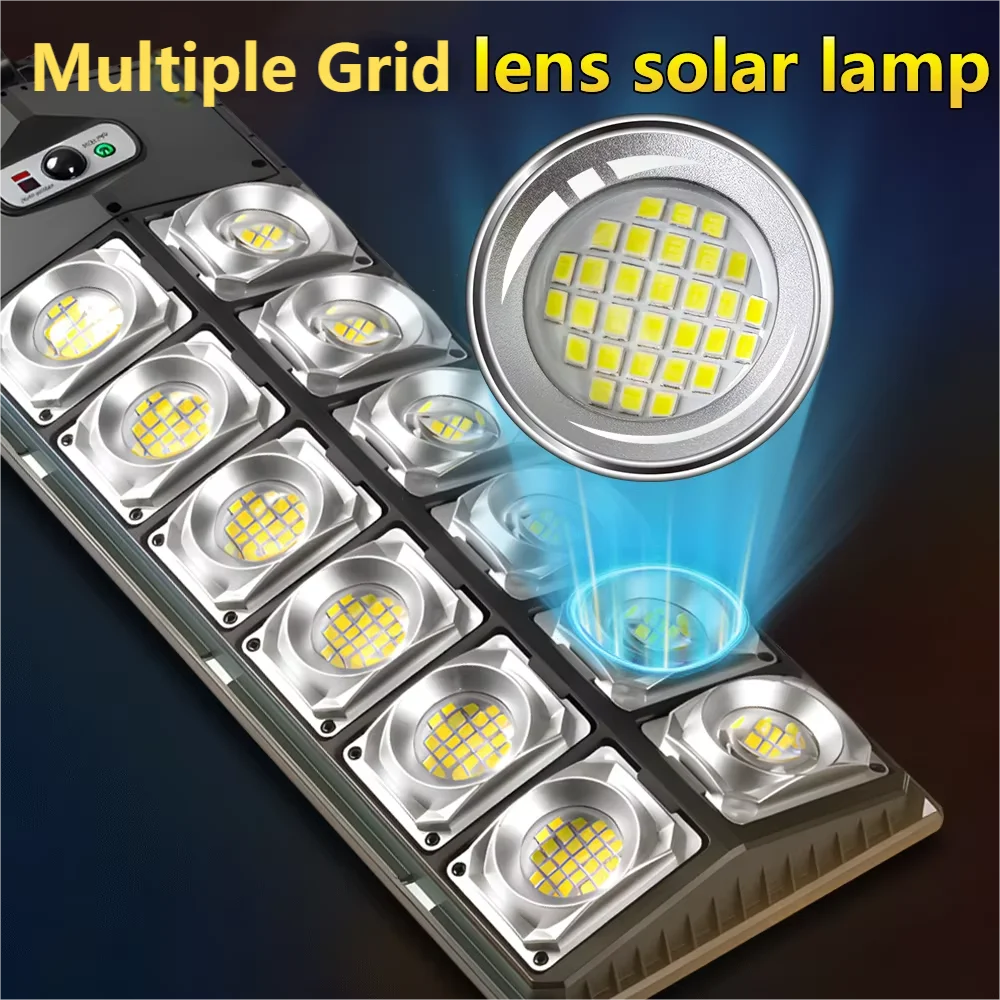 

Multiple Grid Lens Doorway Solar lights Wall Light Outdoor Security Lamp Garden Decoration Garage light Automatic Night Lighting