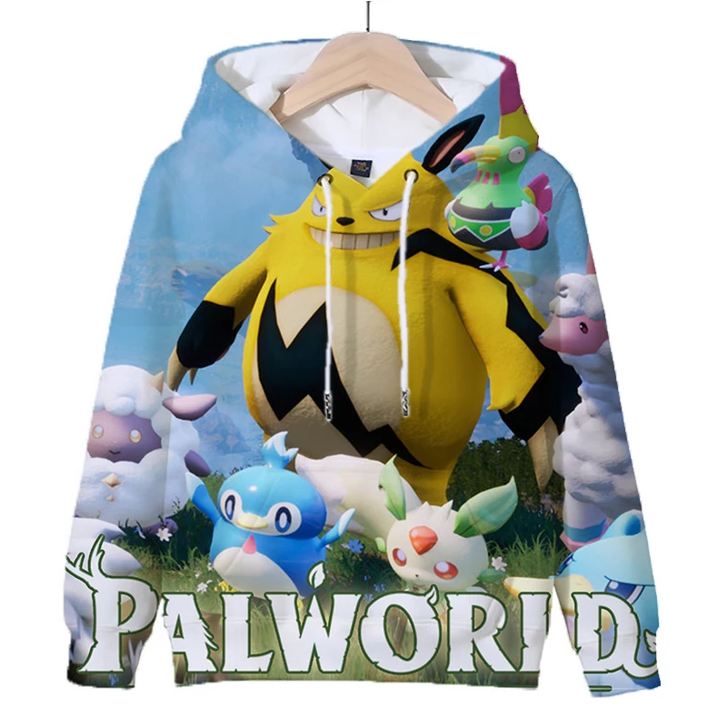 

Kids Clothes Palworld 3D Print Hoodies Boys Girls Sweatshirts Cartoon Tops Children Hooded Pullovers Casual Streetwear Sudadera