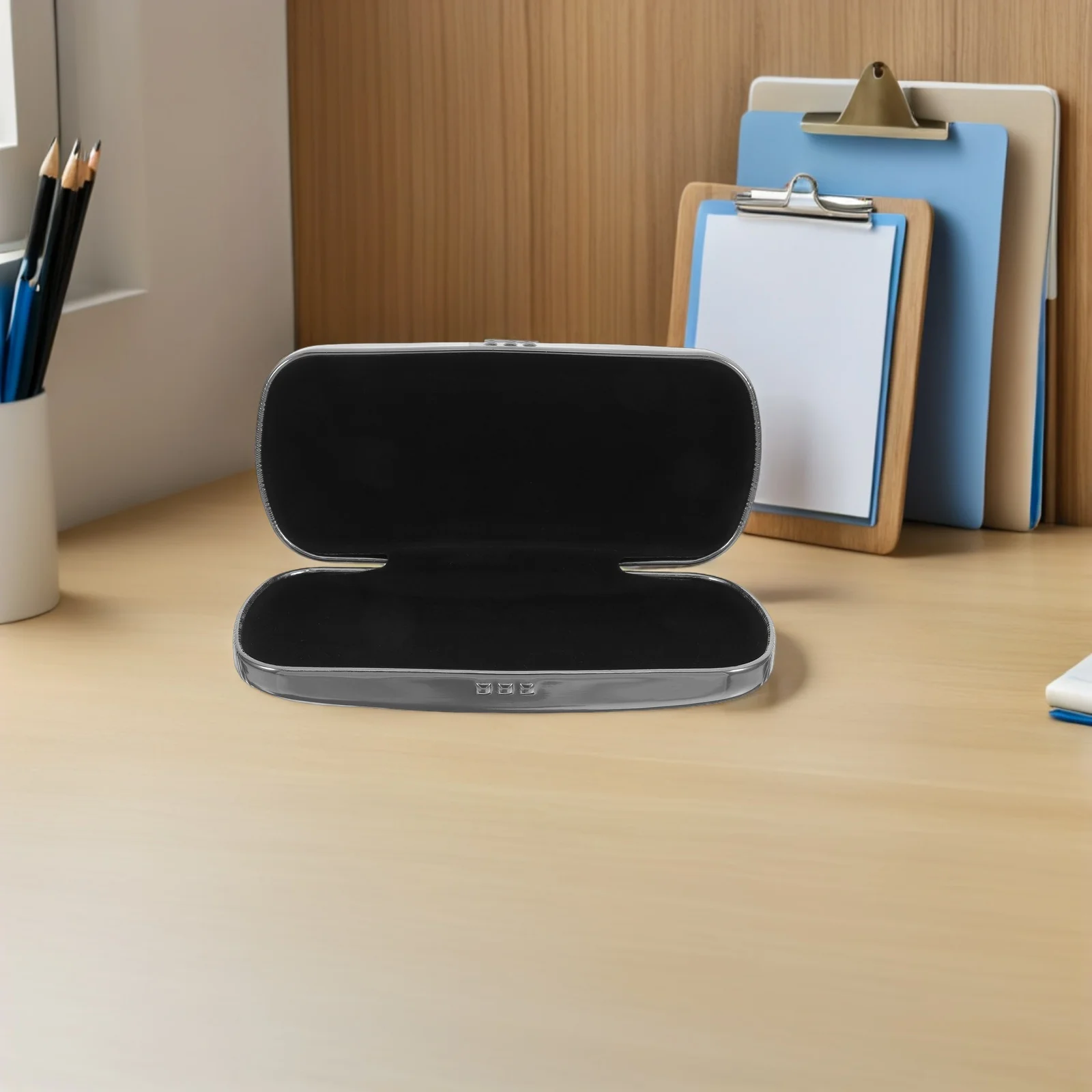 

2Pcs Sleek Aluminum Glass Case Hard Protective Sunglasses Storage Organizer Lightweight Travel Eyewear Box Aluminum Glass Case