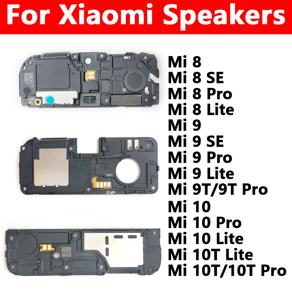 Loudspeaker Bottom Loud Horn Flex Speaker For Xiaomi Mi 8 9 10 10T Lite Pro Se NFC Buzzer Loud Ringer Speaker Flex Cable Parts