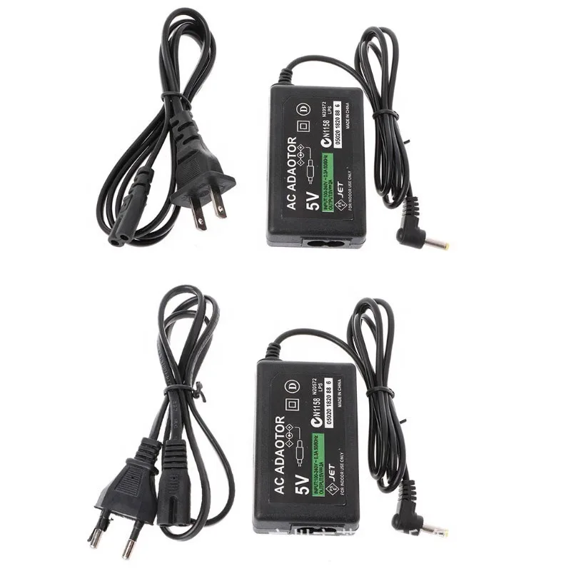 

for SONY PSP 1000 2000 3000 Game Console Charger Cable EU USA Plug Power Supply Cord Game Controller Charging Line
