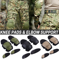 1Pair Tactical Gear Frog Suit Frog Pants Knee Pads Elbow Pads Inserted Knee Protection Outdoor Hunting Kneepads Elbow Protector