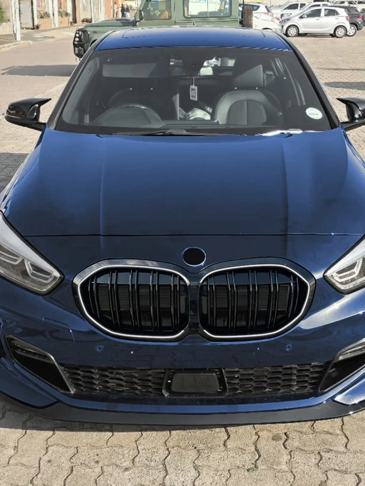 Calandre avant de remplacement lumineuse pour BMW Série 1 F40 Hatchback 2019-2024, Calandre de type Rein lumineuse, Kits carrosserie