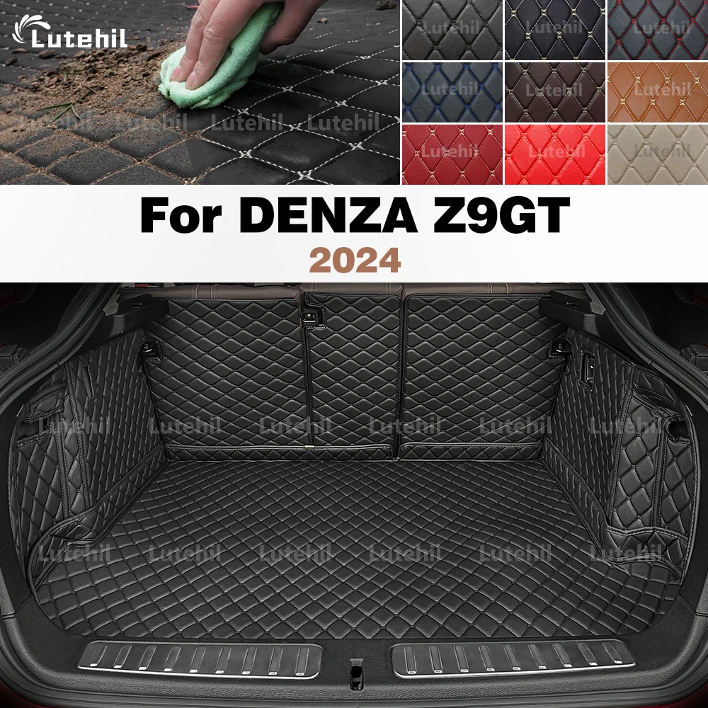 

Для DENZA Z9GT 2024, автомобильный коврик для багажника с полным покрытием, автомобильный защитный коврик, грузовой вкладыш, аксессуары для интерьера