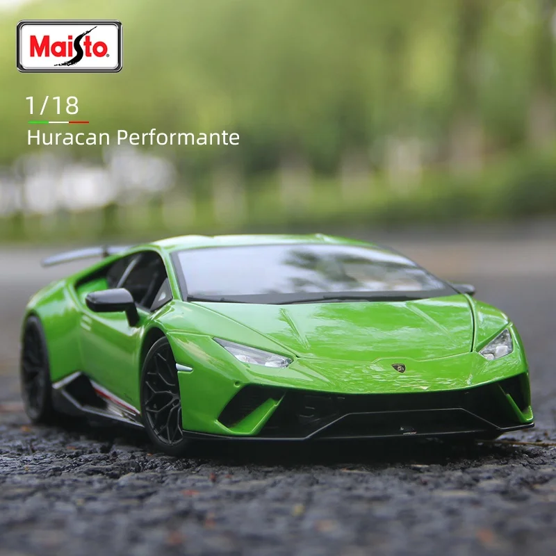 Maisto 1:18 Hurricane Lamborghini LP610 Alloy Sports Car simulation Static Die Cast Vehicles Model Toys Model Car