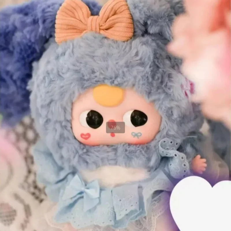 เด็กใหม่สาม Lily Rabbit Town V4 ไวนิล Plush กล่องตาบอดน่ารักกระเป๋าเป้สะพายหลังตกแต่งจี้ตุ๊กตา Mystery กล่องสาว Surprise ของขวัญ