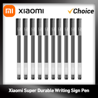 Xiaomi Super Durable Writing Sign Pen 0.5mm Gel pen Signing Pens Smooth Switzerland Refill Red Black Ink Pen Ballpoint Pen