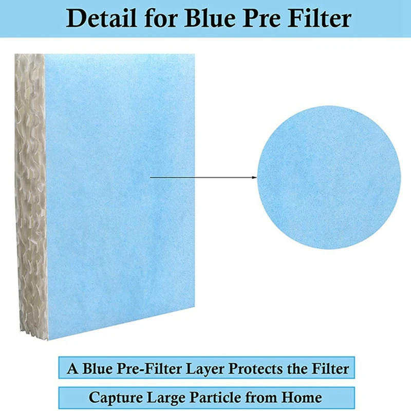 12  Pack Replacement Humidifier Filter Fit For Honeywell HFT600 HEV615 HEV615B HEV615W HEV620 HEV620B HEV620W HEV-615