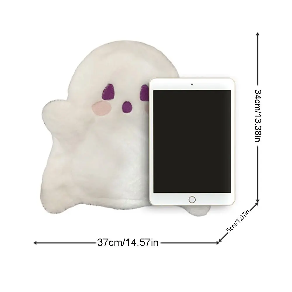 Cute Ghost Plush Backpack Kawaii Fluffy Crossbody Bag Cartoon Women Large Capacity Fashion Shoulder Bag Girl Casual Purse