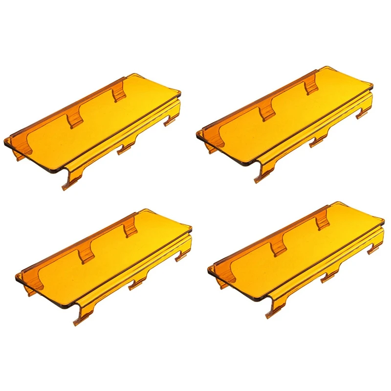 

4x8 дюймовая изогнутая Рабочая панель для объектива ATV UTV внедорожник 4WD Янтарный