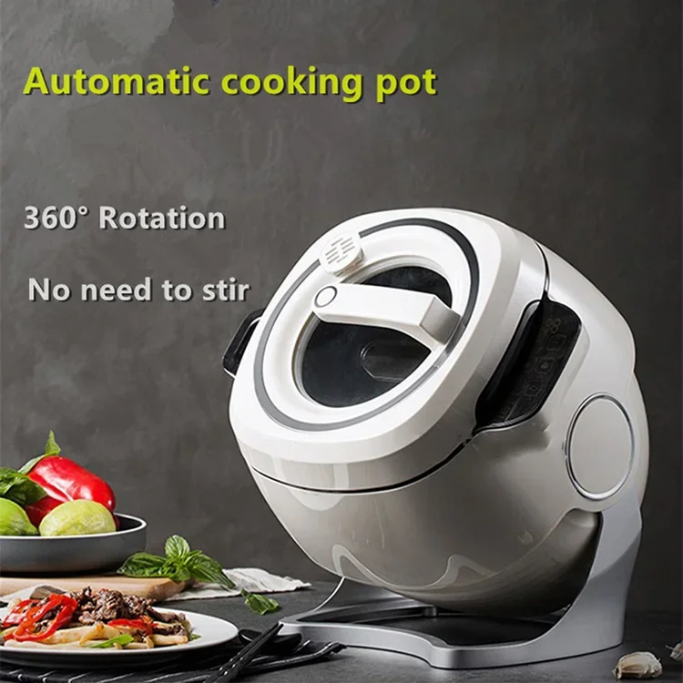 Hot-Selling   Full Automatic Intelligent Cooking Machine Non-Stick Pan Stir-Fry Cooking Machine Touch Panel Cooker Robot