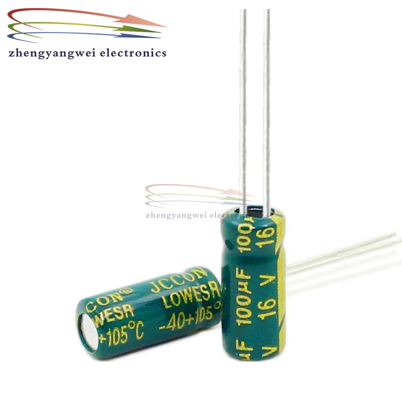 

500pcs 5x11 16v100uf High frequency low resistance Electrolytic Capacitor