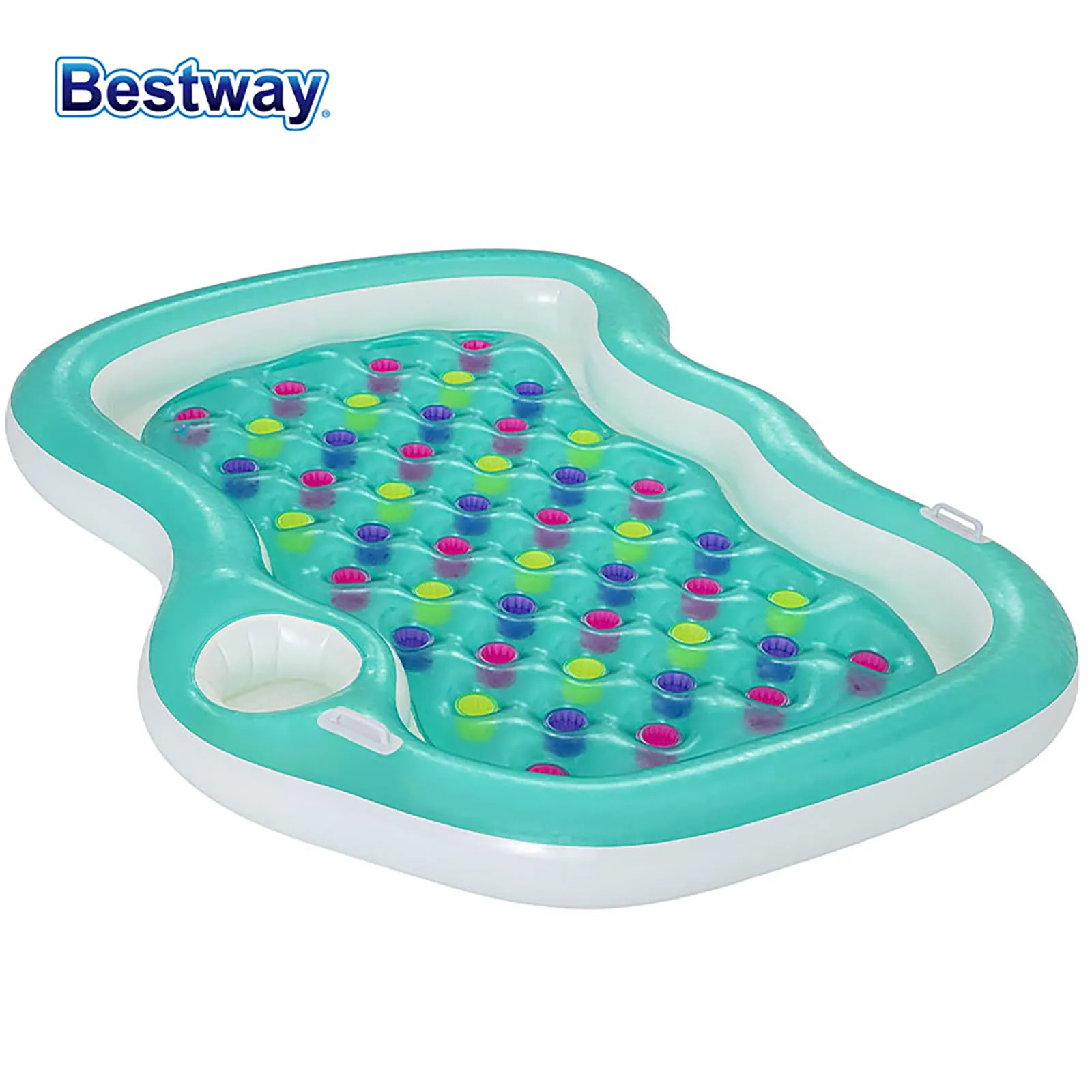 Bestway43045夏のダブルラウンジャー,インフレータブルプールフロート,大人のフロート,ウォーターパーティー用