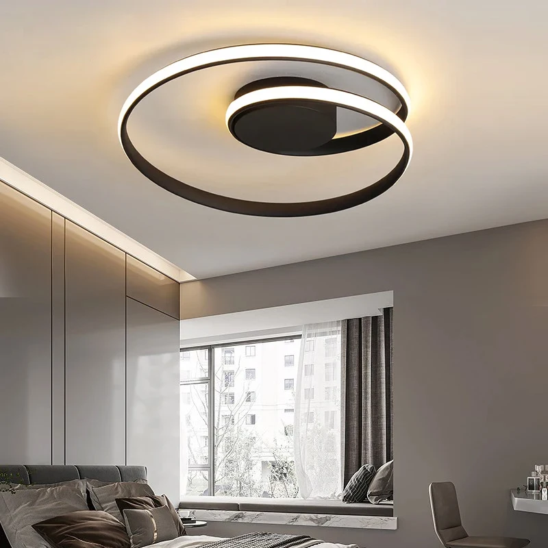

Nordic Minimalist LED Ceiling Light, Living Room, Bedroom, Dining Room, 3-color Dimming, Creative Home Interior Decoration Light