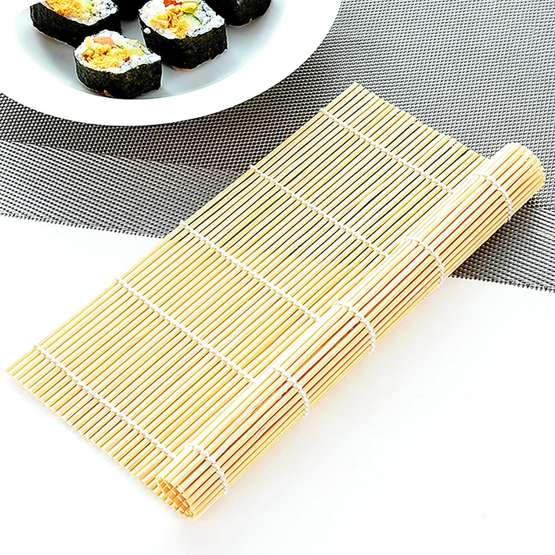 Sushi Bamboo Rolling Mats Onigiri Rice Tools Non-Stick DIY Sushi Mat Bamboo Japanese Kitchen Accessories